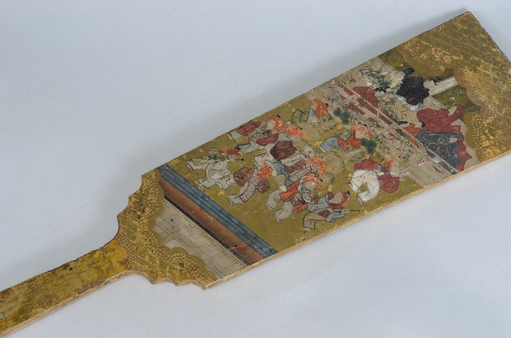 ο左義長羽板 江戸時代 内裏羽子板 京羽子板 古画 絵巻 正月(その他)|売買されたオークション情報、yahooの商品情報をアーカイブ公開 ...