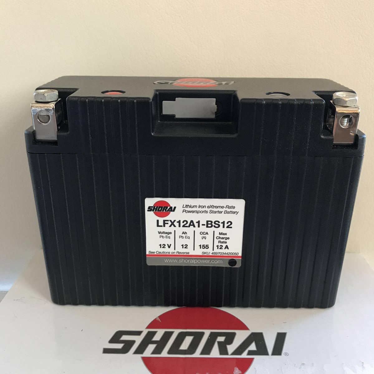 shorai LFX18A1-BS1 リチウムイオンバッテリー箱無しバイク