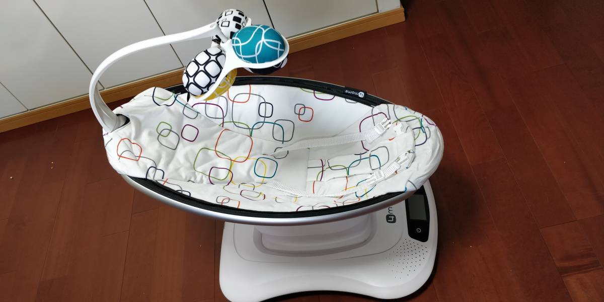 mamaroo4.0 ママルー4.0 プラッシュ 電動バウンサー (マルチ) 美品+オマケ付き