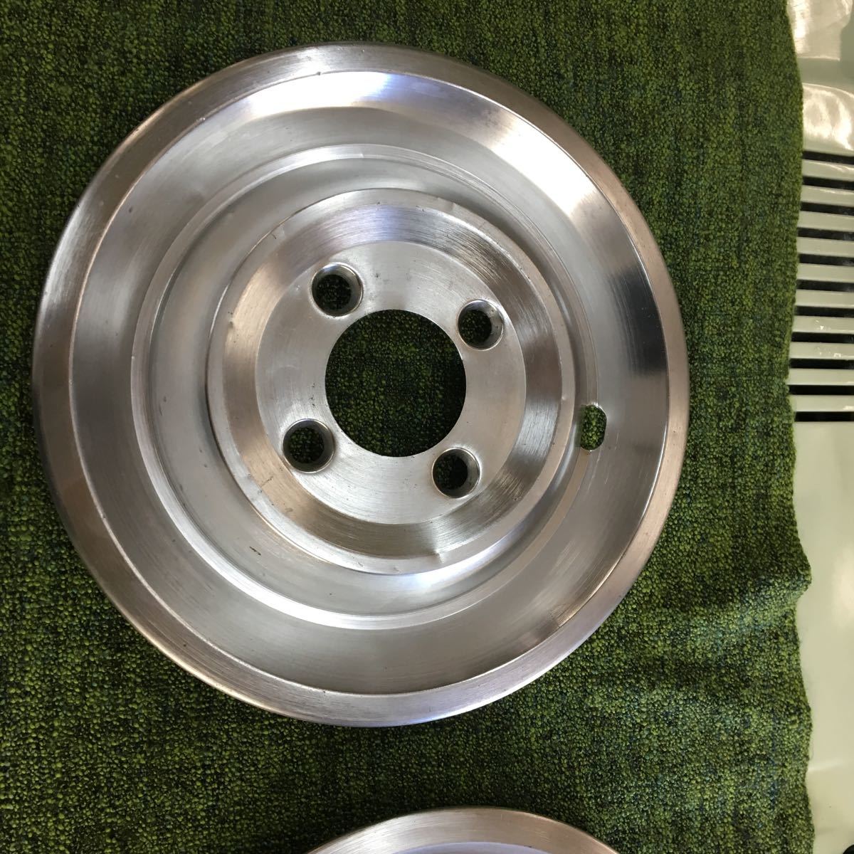 ホイルキャップ 中古 綺麗 オブジェ 加工 ムーンアイズ ダットサン 日産
