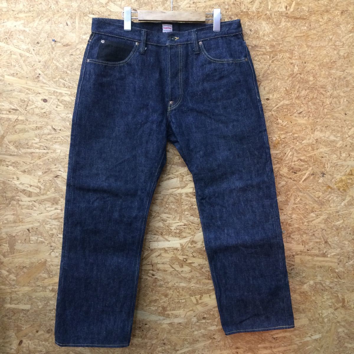 美中古 サムライジーンズ S0110DST-REIMEI D-STOCK コラボ 36インチ 裾上げあり