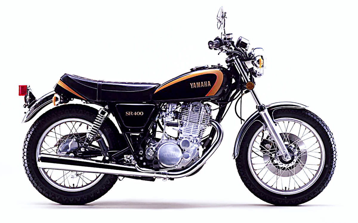 ヤマハSR400(1978)黒タンク用デカールセット ヤマハSR400(1978)黒