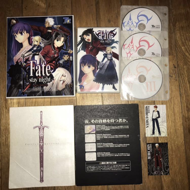 PC版ゲーム 初回限定版Fate/stay night 初回限定版Fate/hollow