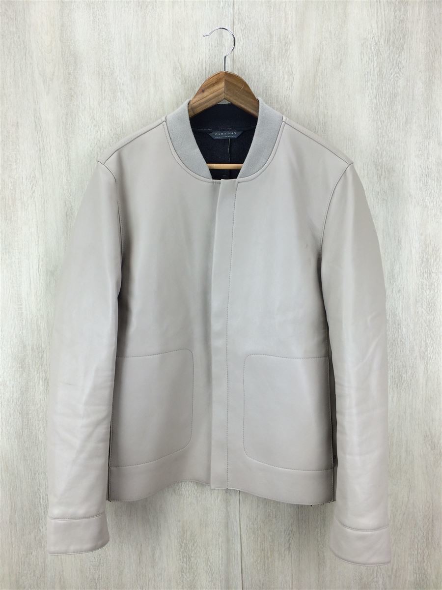 ZARA レザージャケット ホワイト 【公式通販】