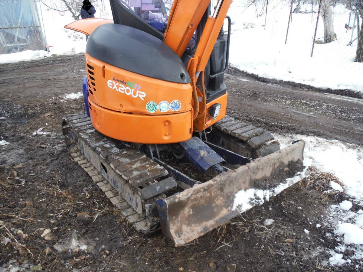 日立EX20UR 小旋廻ユンボ 日立建機 日立 EX20UR 農作業用に ZX20UR