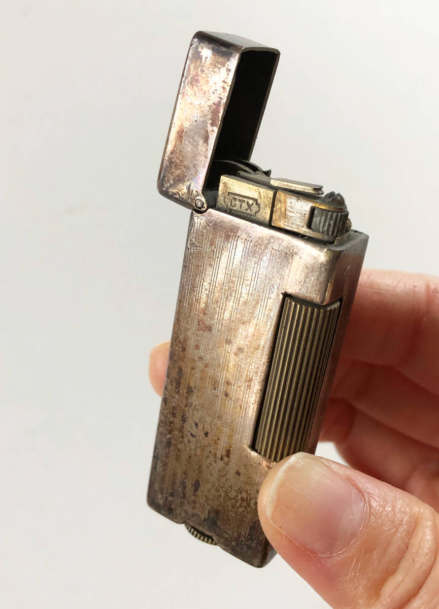 ガスライター ダンヒル Dunhill C刻印有り シルバー silver)」ガス