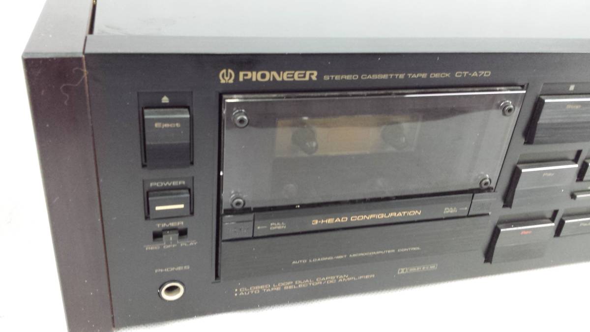 マニア放出品 PIONEER パイオニア ステレオカセット テープデッキ CT