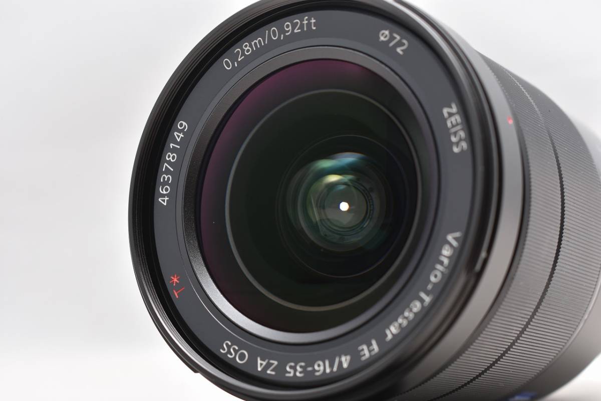美品★SONY ソニー ZEISS Vario-Tessar T* FE 16-35mm F4 ZA OSS SEL1635Z★おまけ付・元箱付 T* Vario-Tessar F4 標準ズームレンズ SEL1635Z ☆極上美
