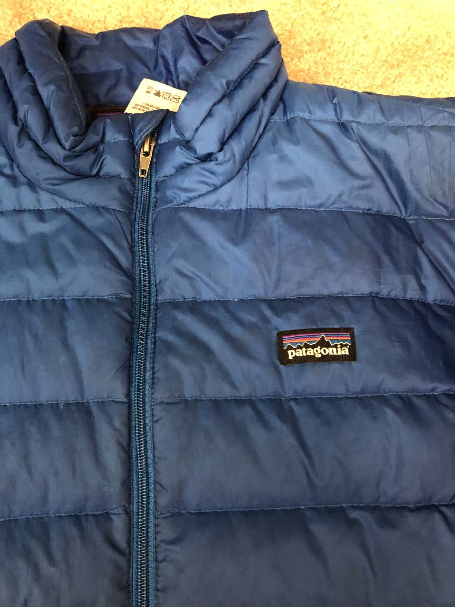 Patagonia パタゴニア ダウン セーター Sサイズ Down Sweater 青 中古 ジャンク扱い