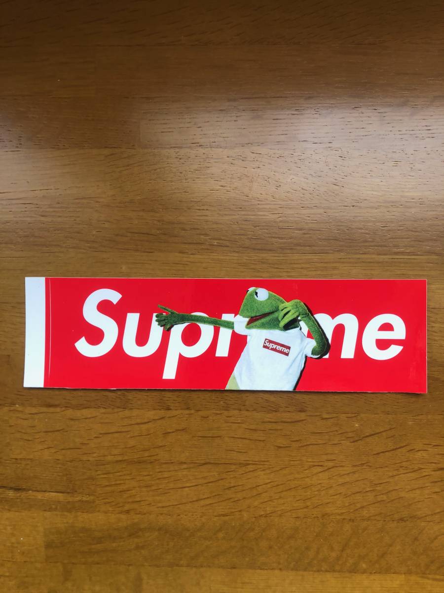 Supreme カーミット supreme ステッカー Kermit Box Logo ボックスロゴ
