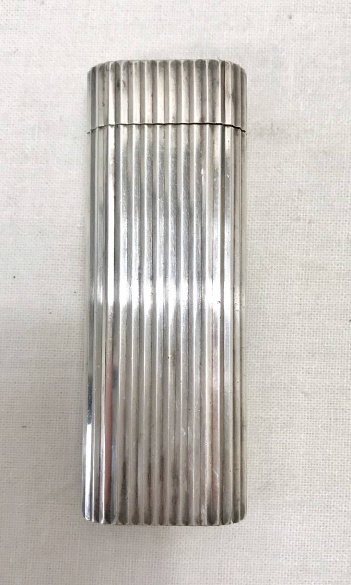 Cartier カルティエ 2本セット ガスライター カルティエCartier ライター 生活家電 雑貨 喫煙グッズ 火花 ２本 まとめ売り シルバー 2個セット 公式通販 箱付き(1個のみ