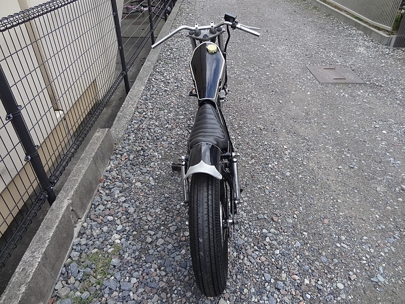 SR400(1JR-285)☆ チョッパーベースに!! 21インチ＆16インチホイール AVON COKER ワンオフタンク フレーム加工 【車体 SR500 2H6 2J2 1JN