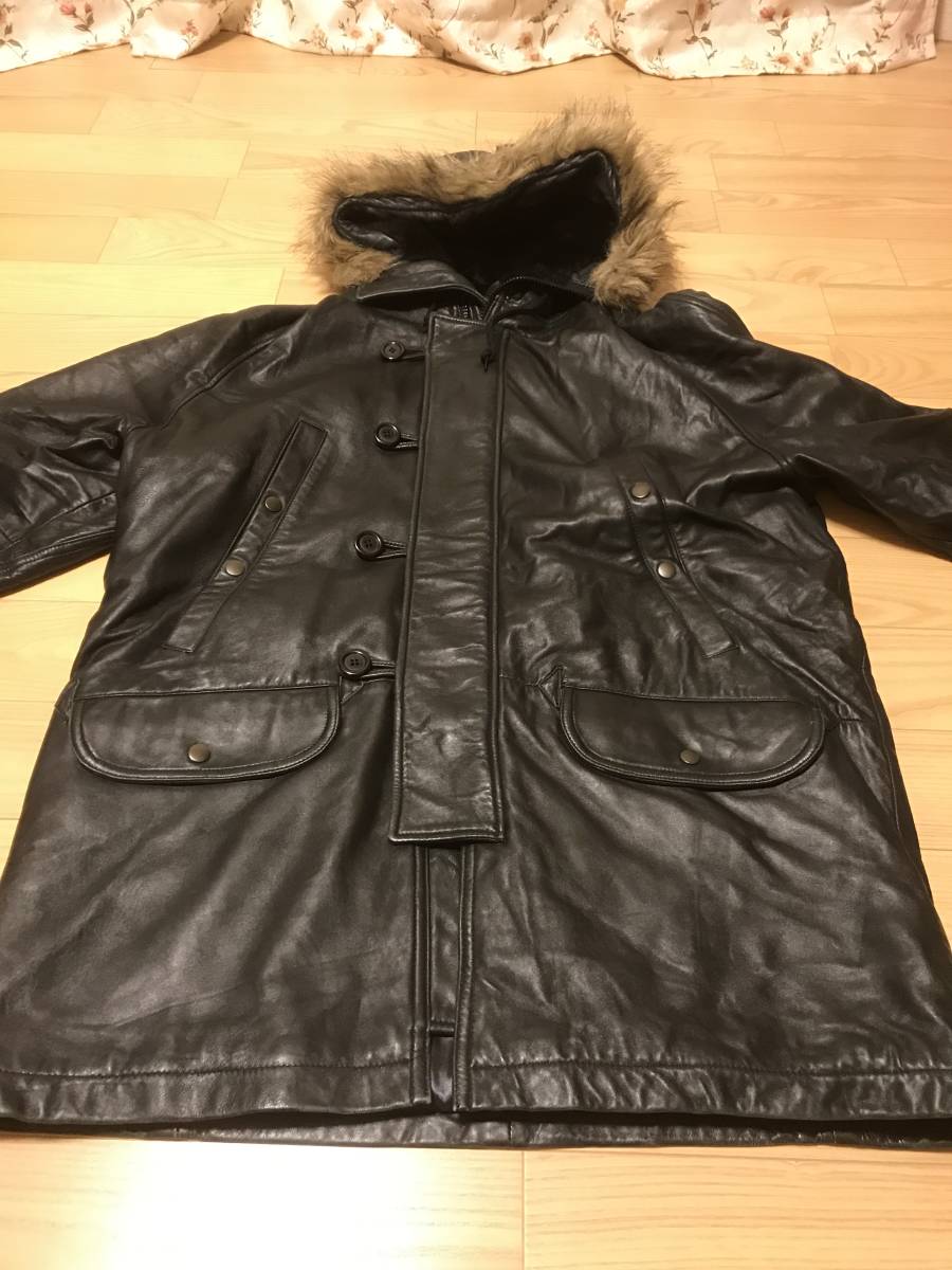 希少　old stussy N-3B レザージャケット Rare!☆Vintage～90s stussy／OLD・オールドステューシー 希少！ALL