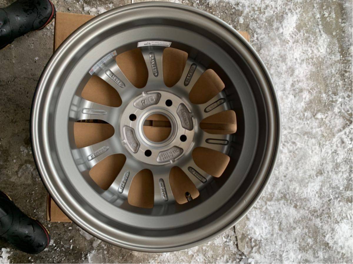 ブリジストン バルミナ TR10 13インチアルミホイール 4本セット 4J PCD100 4穴 新品未使用