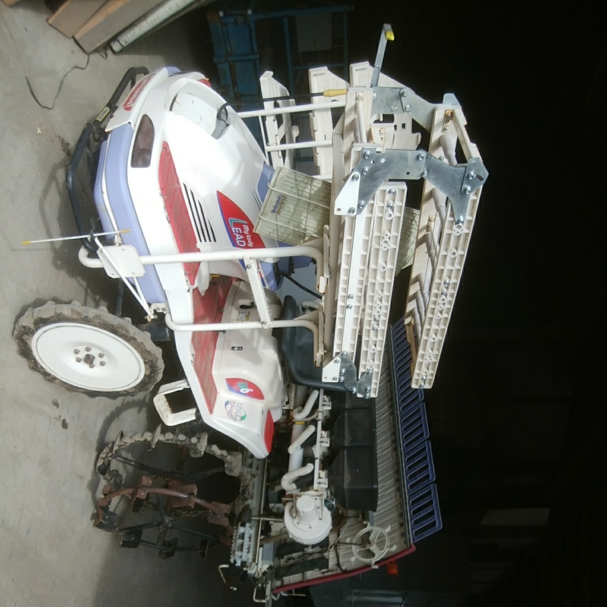 三菱 三菱 6条 田植え機 6条田植え機 MPR-610 実動 取説付き 乗用型 