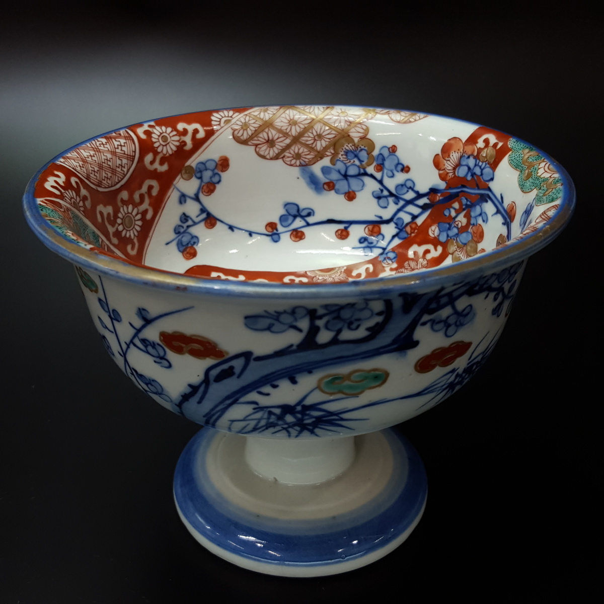 明治期 有田焼 金欄手 花鳥文 中皿 10客 染錦 金彩 古伊万里 赤絵 明治時代 有田焼 金欄手 花鳥文 中皿 1客 染錦 金彩 古