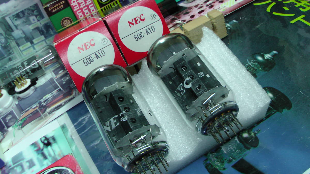 Yahoo!オークション 50CA10 真空管 NEC 50C-A10 ×6個 アンプ 部品
