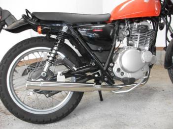 ＳＴ２５０マフラー　ステンレス　ファネルタイプ６０パイ　　