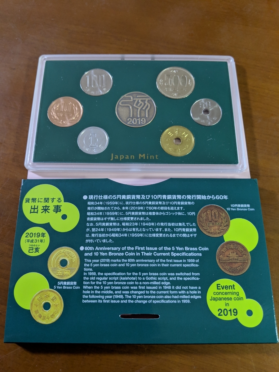 品質保証，低価 造幣局 平成31年銘 ミントセット 2019 貨幣セット②