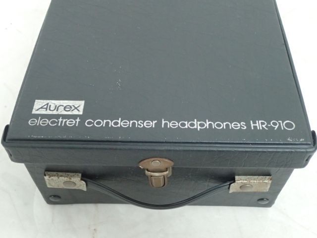 東芝/Aurex エレクトリックコンデンサーヘッドフォン HR-910 オー