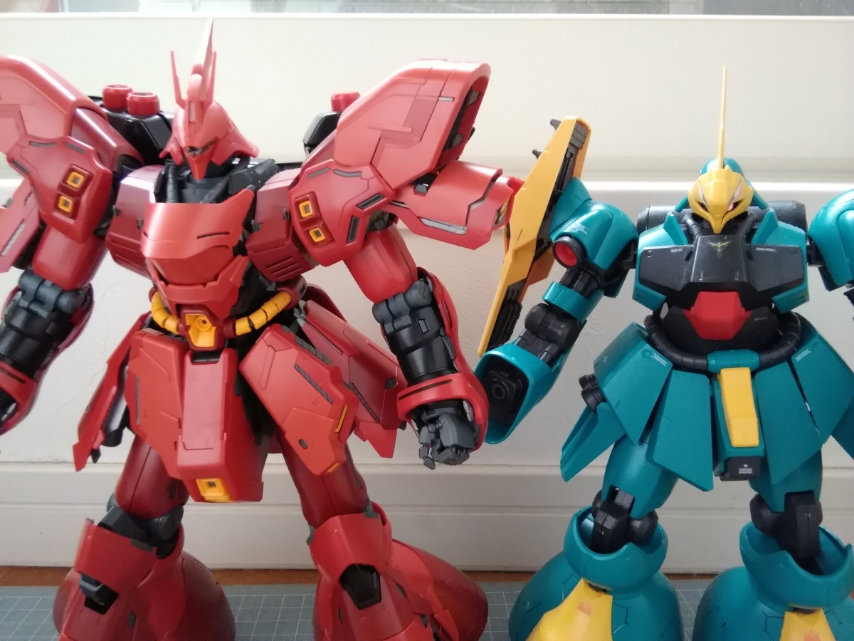 MG サザビーVer.Ka RE 1/100 ヤクト ドーガ 完成品2体セットの入札履歴 