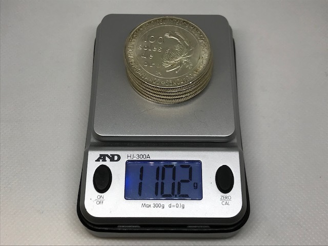 i14109】☆記念銀貨 ペルー☆ 日本 ペルー 修好100年 記念 銀貨 100