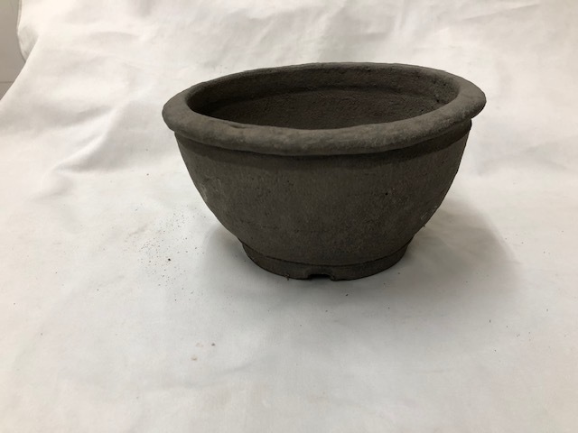 山秋 十王堂 松泉 常滑焼 盆栽鉢 植木鉢 丸型 7号 盆栽鉢 常滑 十王堂