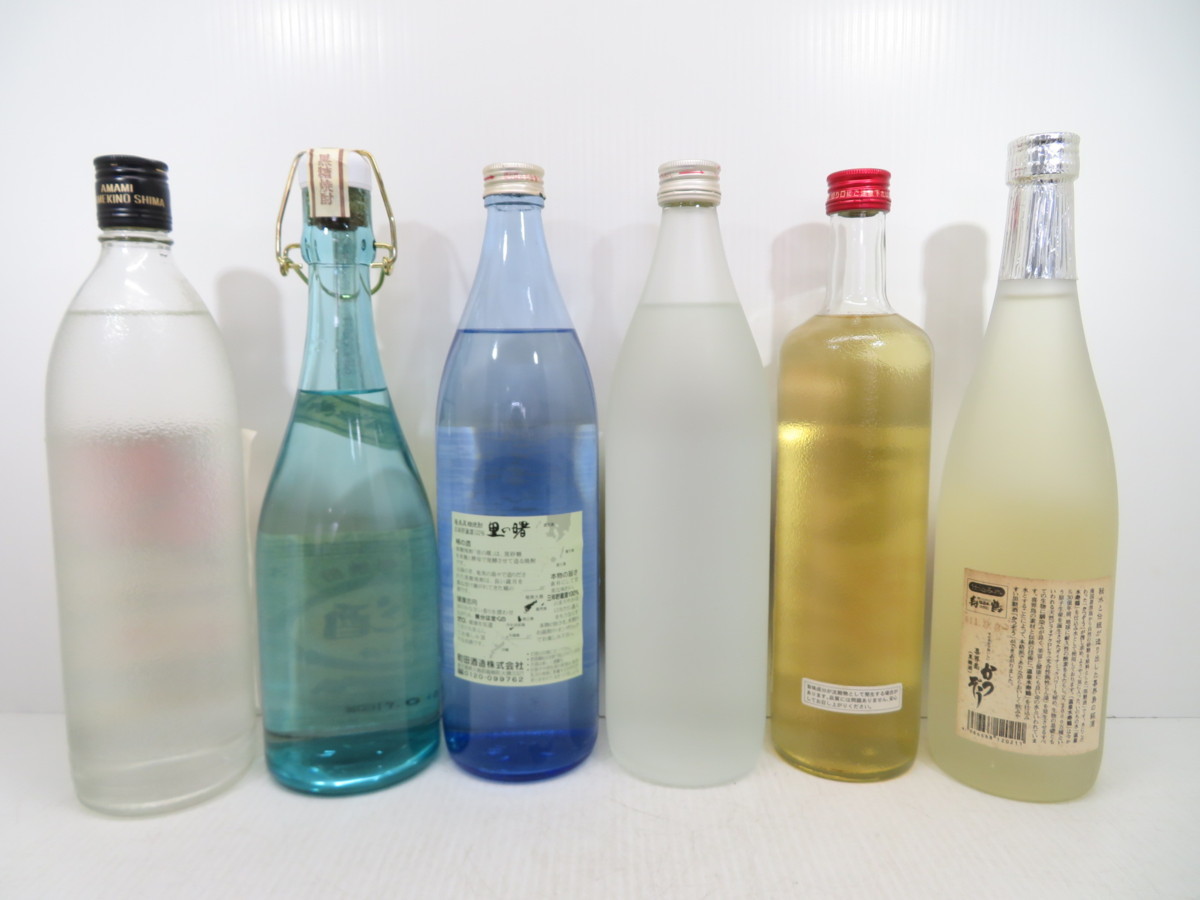 6本◆黒糖焼酎　奄美　浜千鳥乃詩　里の曙　有泉　やんご　かつぞう　本格焼酎　黒糖　720ml　900ml　12％～38％　古酒　未開栓