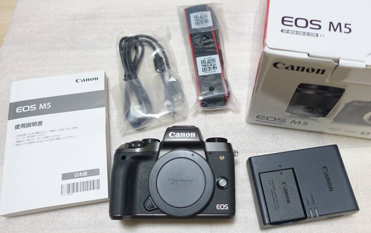 □ Canon EOS M5 ボディ （美品）□ 【公式通販】