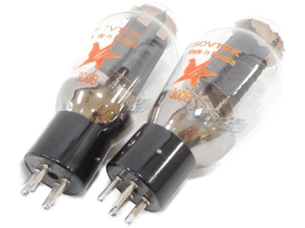 中古 SOVTEK 300B 真空管 ペア H3799618 300B 真空管 Western 97年製