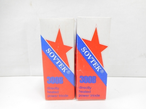 中古 SOVTEK 300B 真空管 ペア H3799618 300B 真空管 Western 97年製