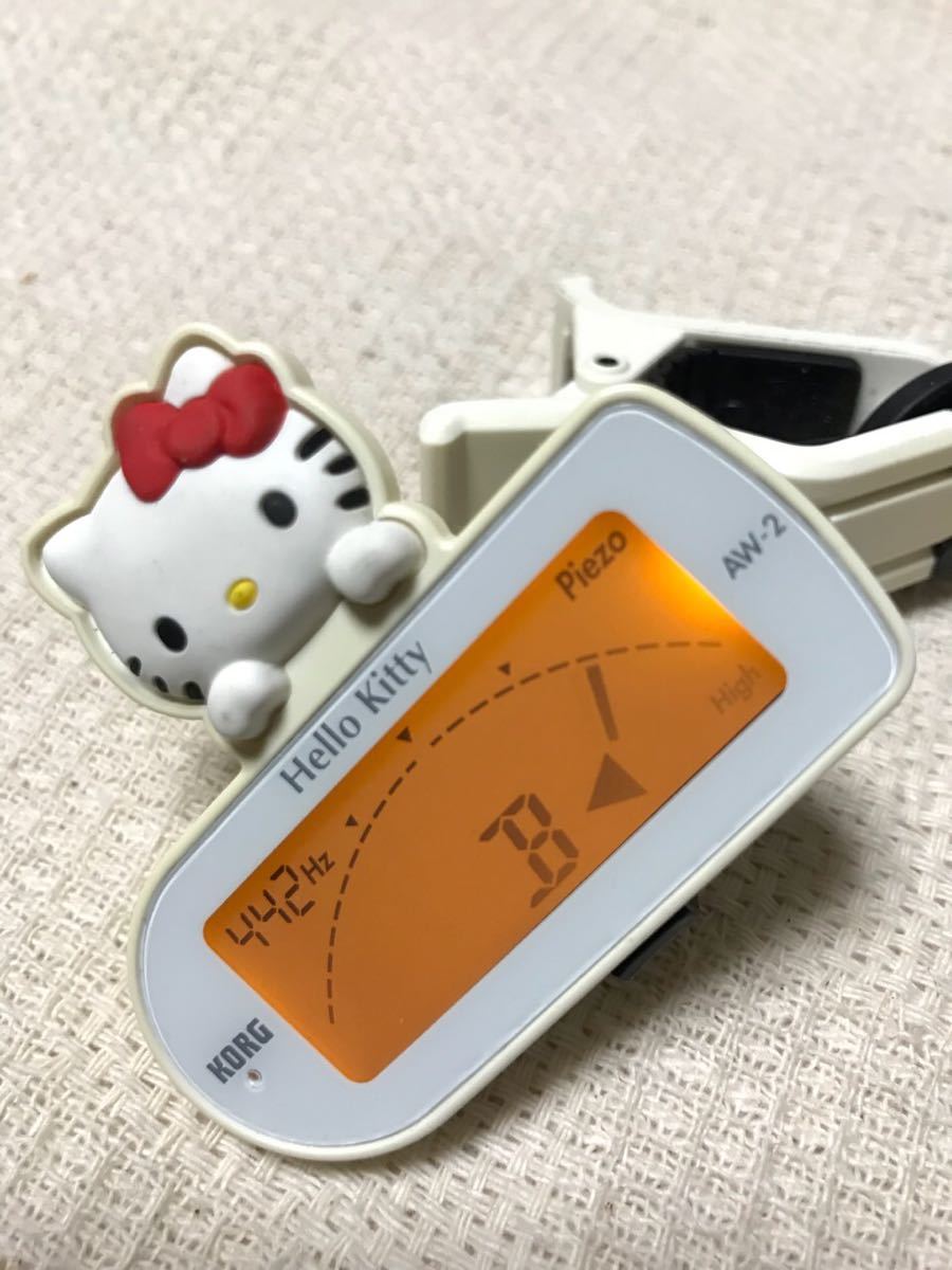 一流メーカー商品 KORG AW-2G ハローキティバージョンホワイトギター