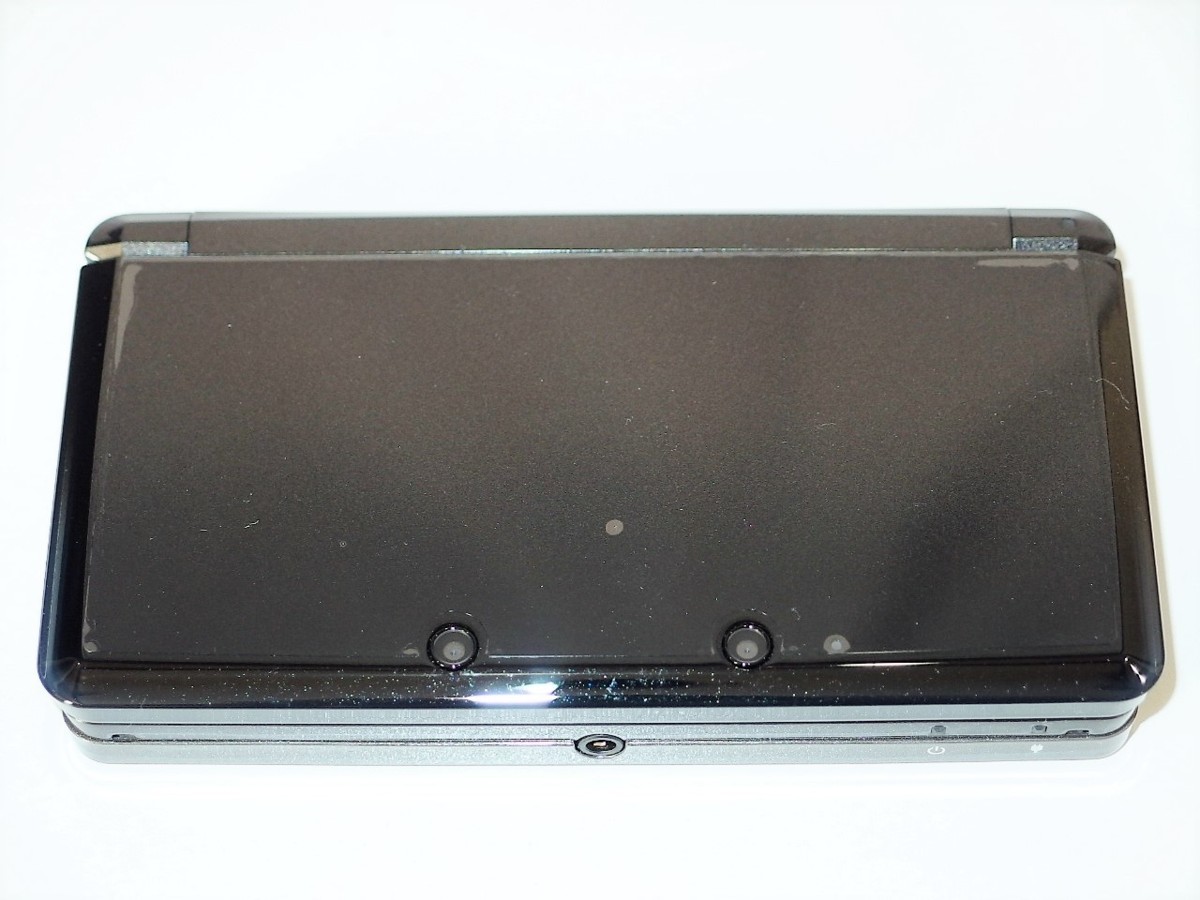 Nintendo◆極美品 ニンテンドー3DS コスモブラック 付属品完備 完動品◆ワンオーナー品