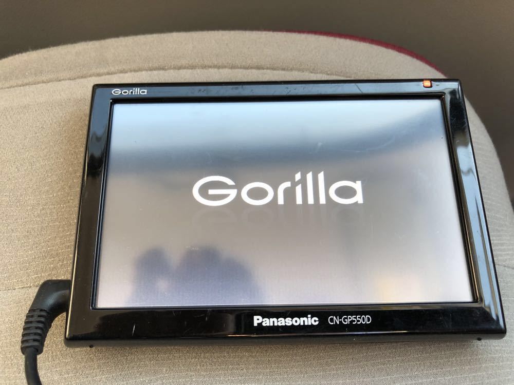車 現状品Panasonic ゴリラCN-GP550D ワンセグナビ 2015年製