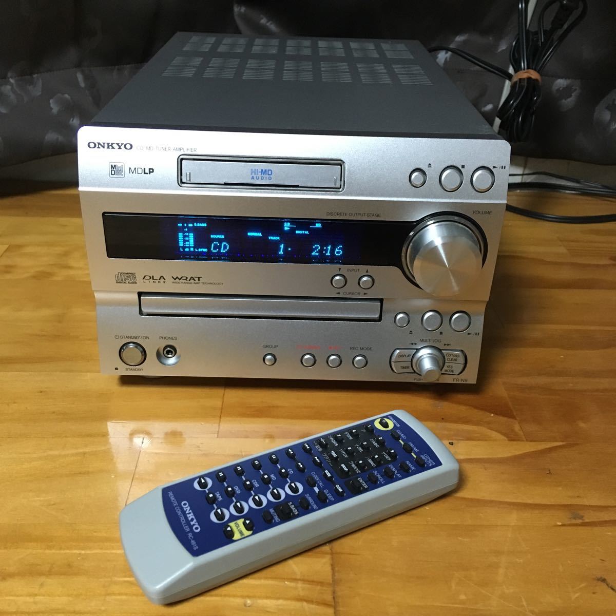 ONKYO FR-N9 CD/MDコンポ◇現状品 ONKYO CD N9