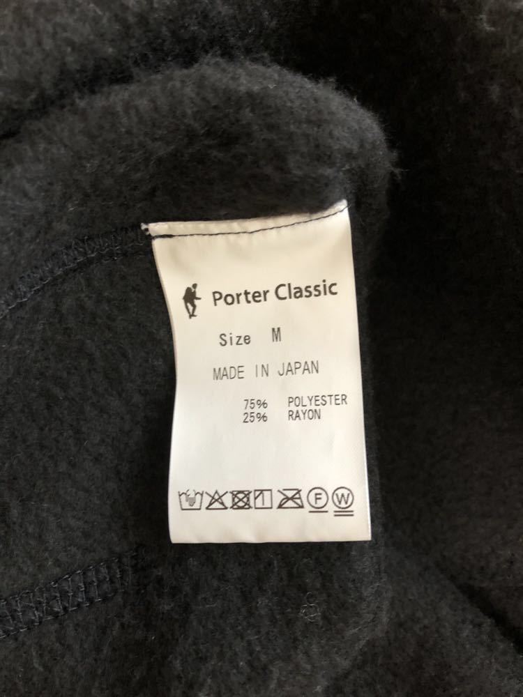 Porter Classic ポータークラシック FLEECE JACKET フリースジャケット BLACK 定価30，240円