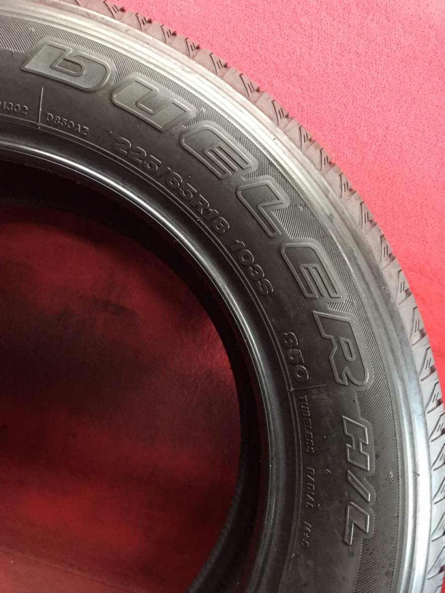 R313　ブリジストン　DUELER 　H/L　225/65R18　2018年製造　中古1本