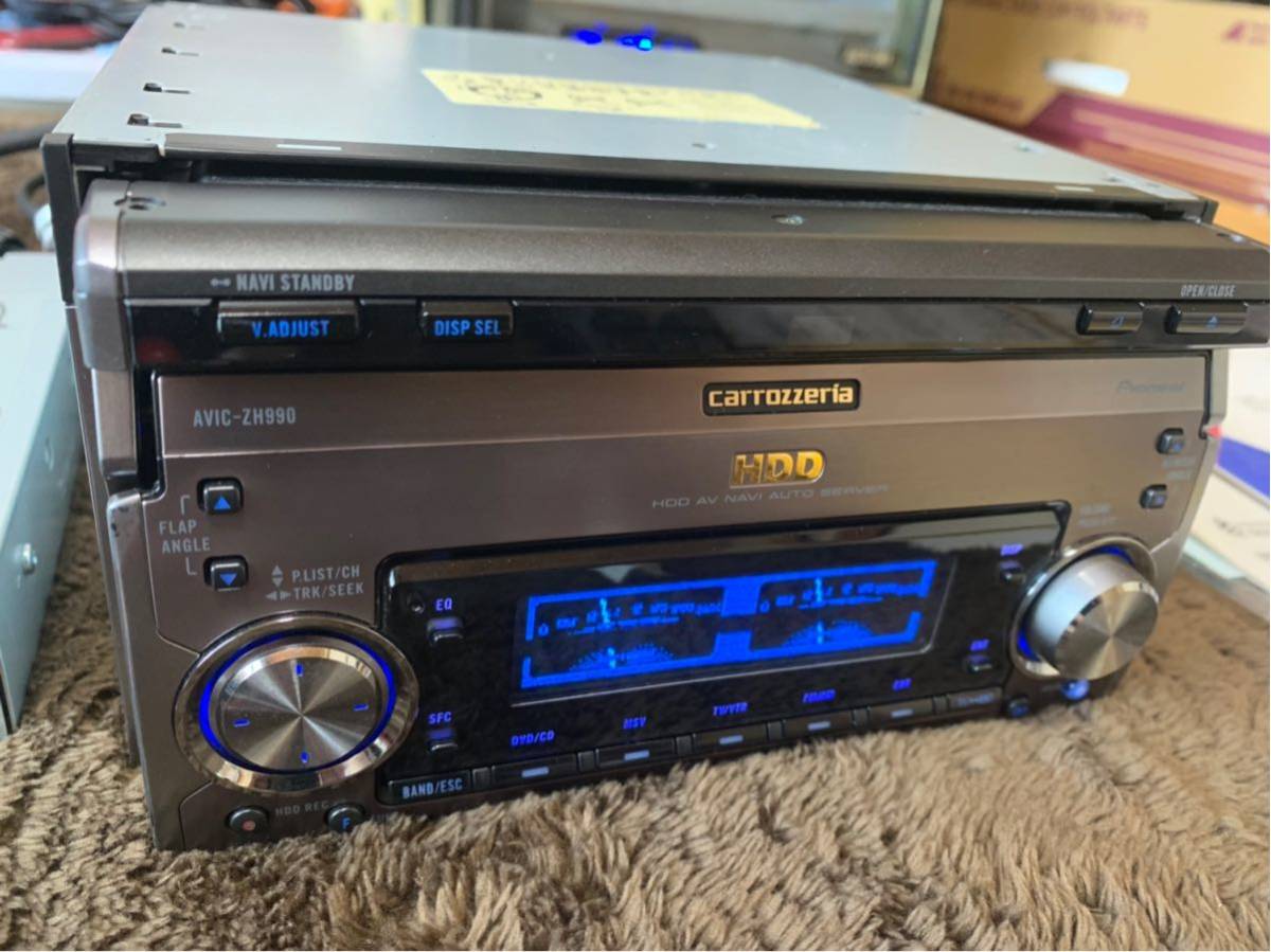 Carrozzeria AVIC-ZH990 2011年度版 カロッツェリア AVIC-ZH990 2011年地図データ 豪華付属品 往年の名機