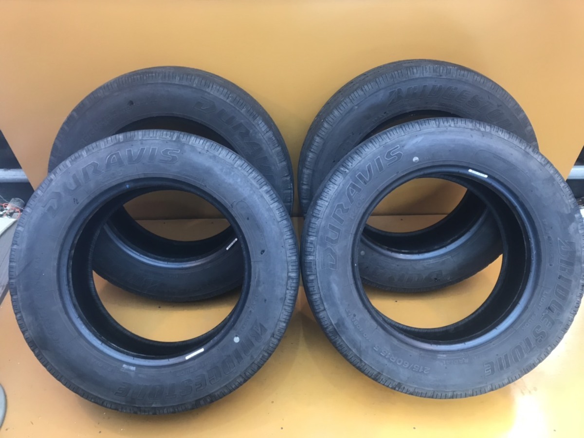 豊富な，大得価 215/60R15.5LT 110/108L BRIDGESTONE DURAVIS R205 4本セット 2952(タイヤ)｜売買されたオークション情報、yahooの商品情報をアーカイブ公開 - オークファン タイヤ