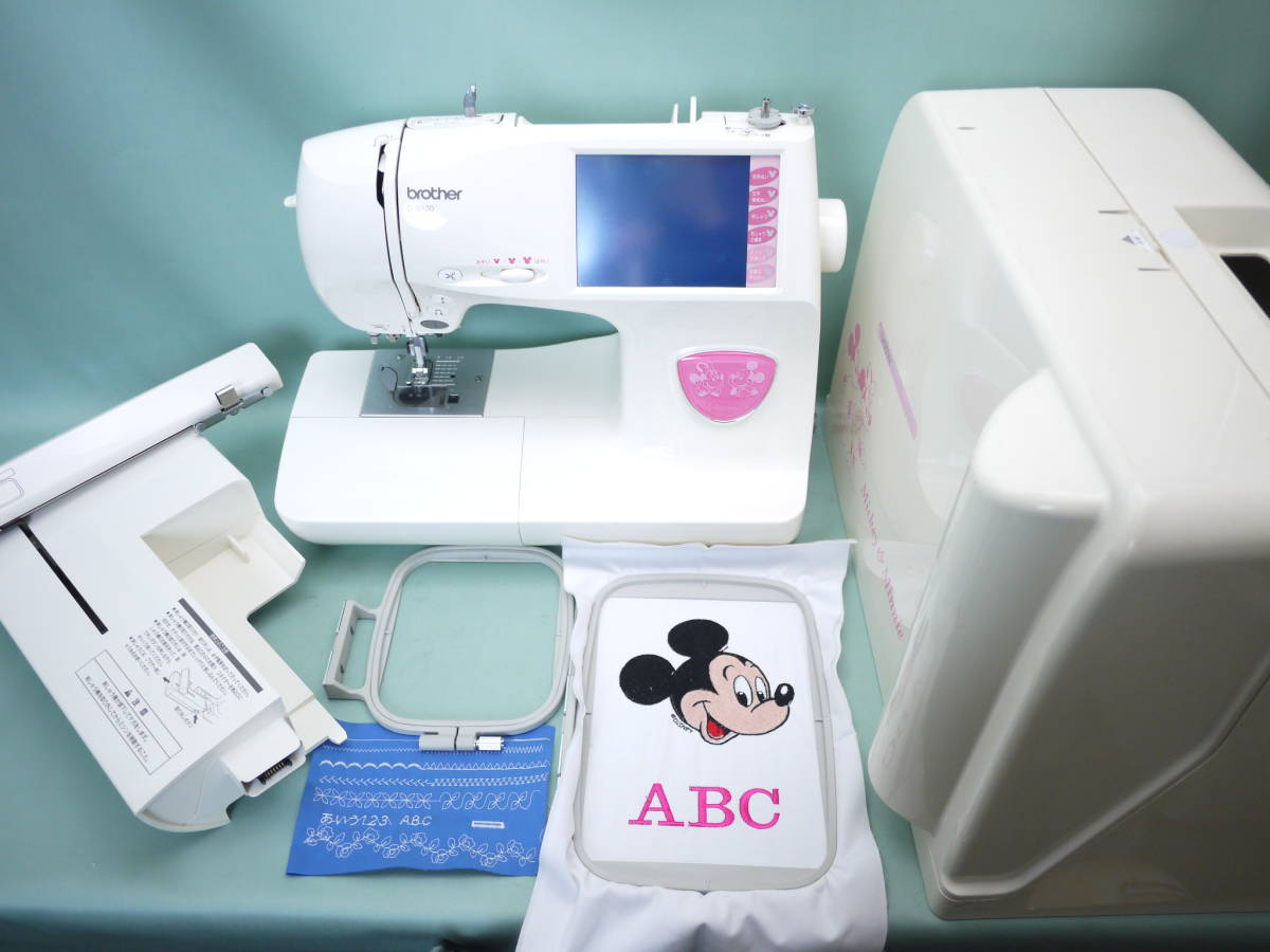 中古 Brother D-8800 ディズニー コンピュータ ミシン 裁縫 刺繍  