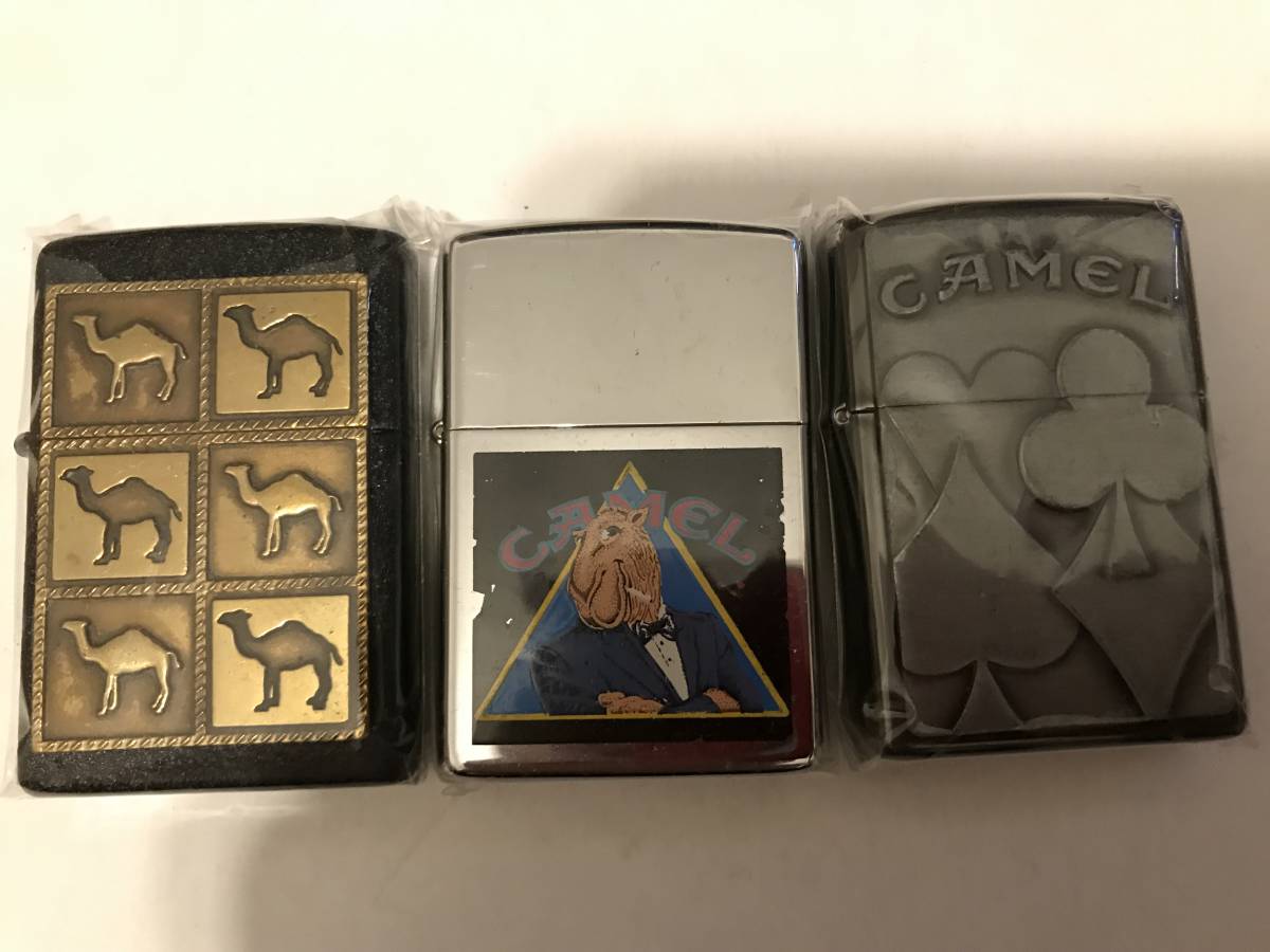 ZIPPO ジッポー オイルライター Camel キャメル 3個セット(オイルライター)｜売買されたオークション情報、yahooの商品情報をアーカイブ公開 - オークファン 一般