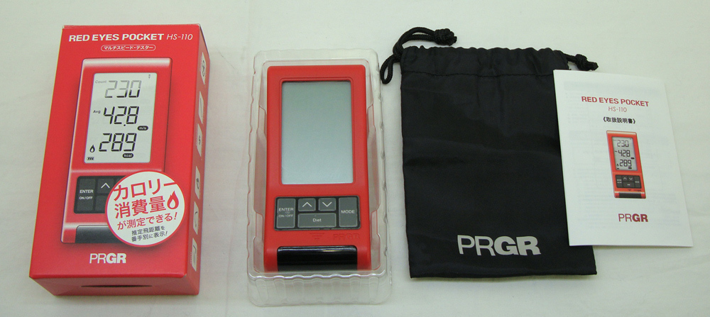 クーポン対象商品 お試し用電池付き！PRGR プロギア RED PRGR マルチ