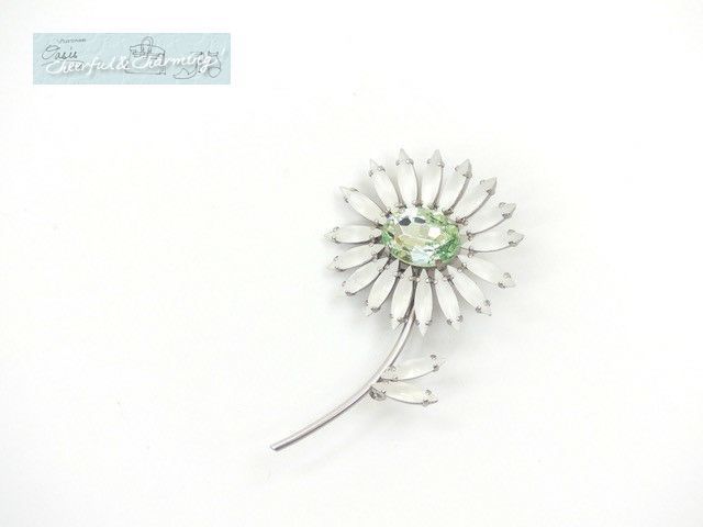 FOXEY Fleur お花 ブローチ マスカット グリーン FOXEY - フォクシー