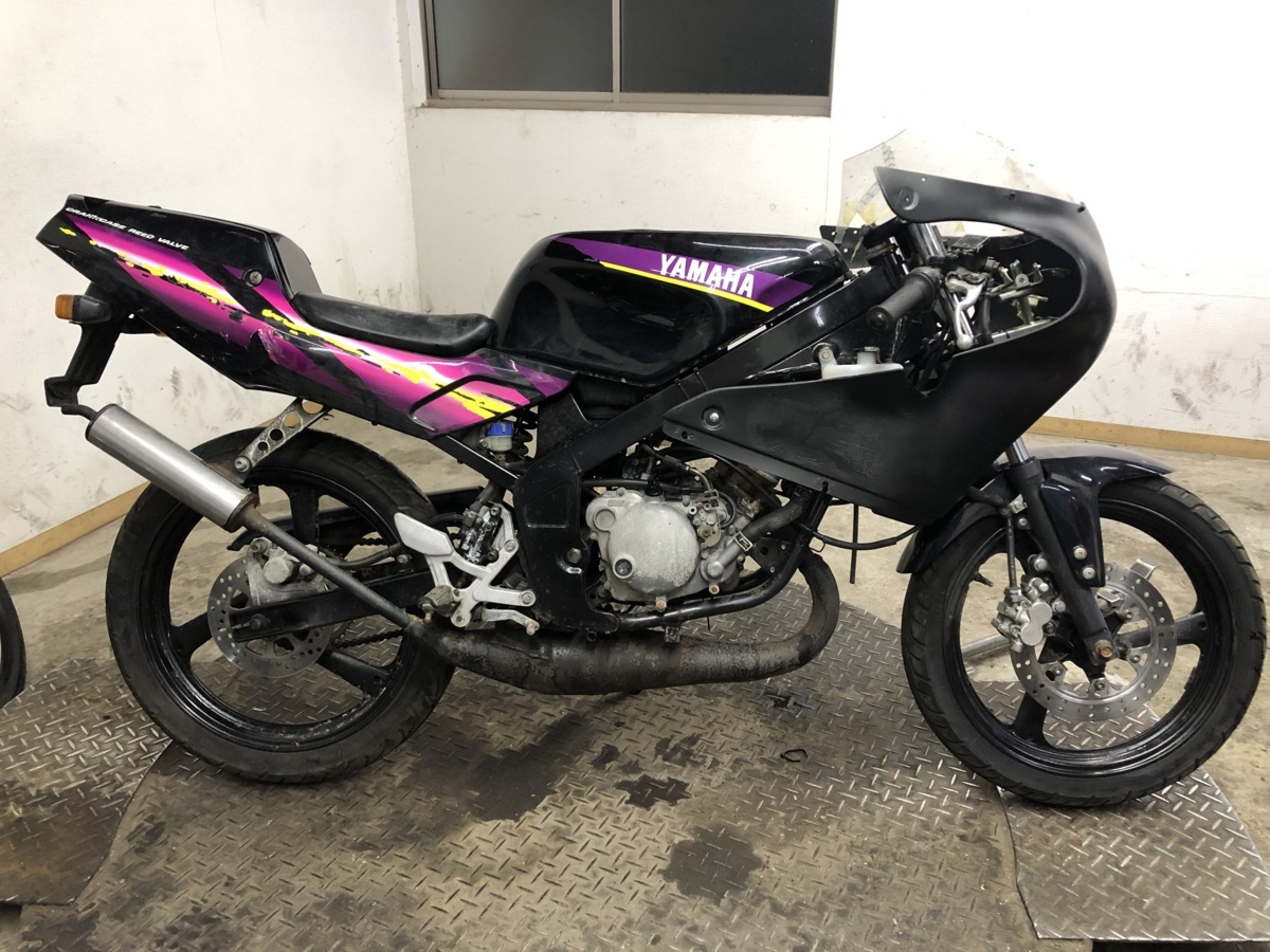 Yahoo!オークション TZR50R 書類付 部品取りベース車両 走行3146km 