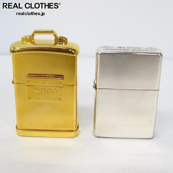 【豊富な，セール】 ZIPPO/ジッポー 3面加工 銀いぶし/LIMITED No.0520/持ち手デザイン 1000個限定 ゴールド/2点セット /000(タウン＆カントリー)｜売買されたオークション情報、yahooの商品情報をアーカイブ公開 - オーク Zippo