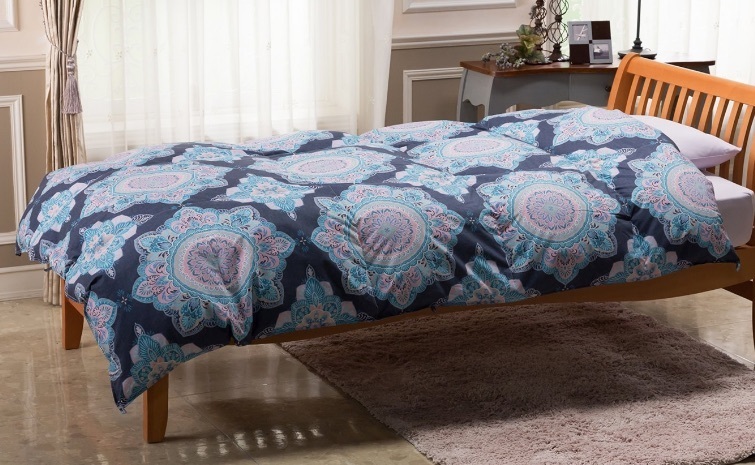 セミダブル＞ モリリン ホワイトダックダウン ボリューム羽毛掛け