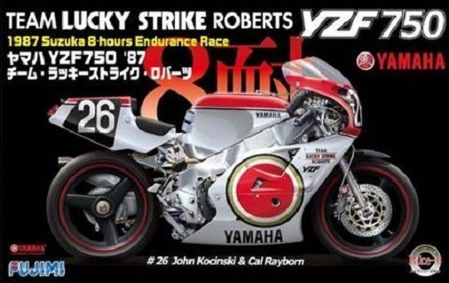全国無料，新作 1/12 ヤマハ YZF750 1987年鈴鹿8耐 チーム ラッキーストライク ロバーツ フジミ 定額 福助模型 ゆうパック 郵便 特価(ヤマハ)｜売買されたオークション情報、yahooの商品情報をアーカイブ公開 - オ ヤマハ