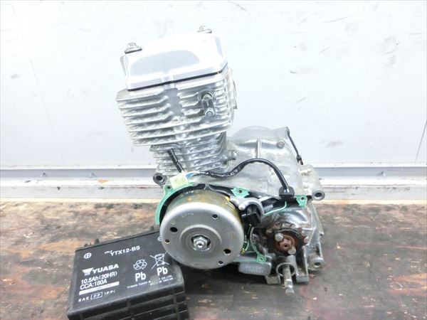 エイプ50 エンジン 同梱不可】 G5-0325 ホンダ エイプ50 エンジン ASSY クランキング 初爆