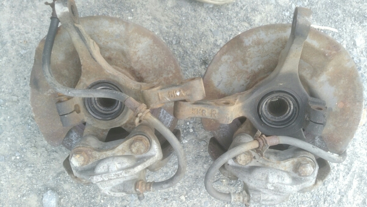 アルトワークスRS/Z HA21S純正 フロントブレーキ ハブナックル HB21S HA11S HB11S　MT ターボ アルトワークス スズキ 2026年最新Yahoo!オークション リア RS&frasl;Z アルトワークス・HA11S&frasl;HA21S&frasl;HB11S