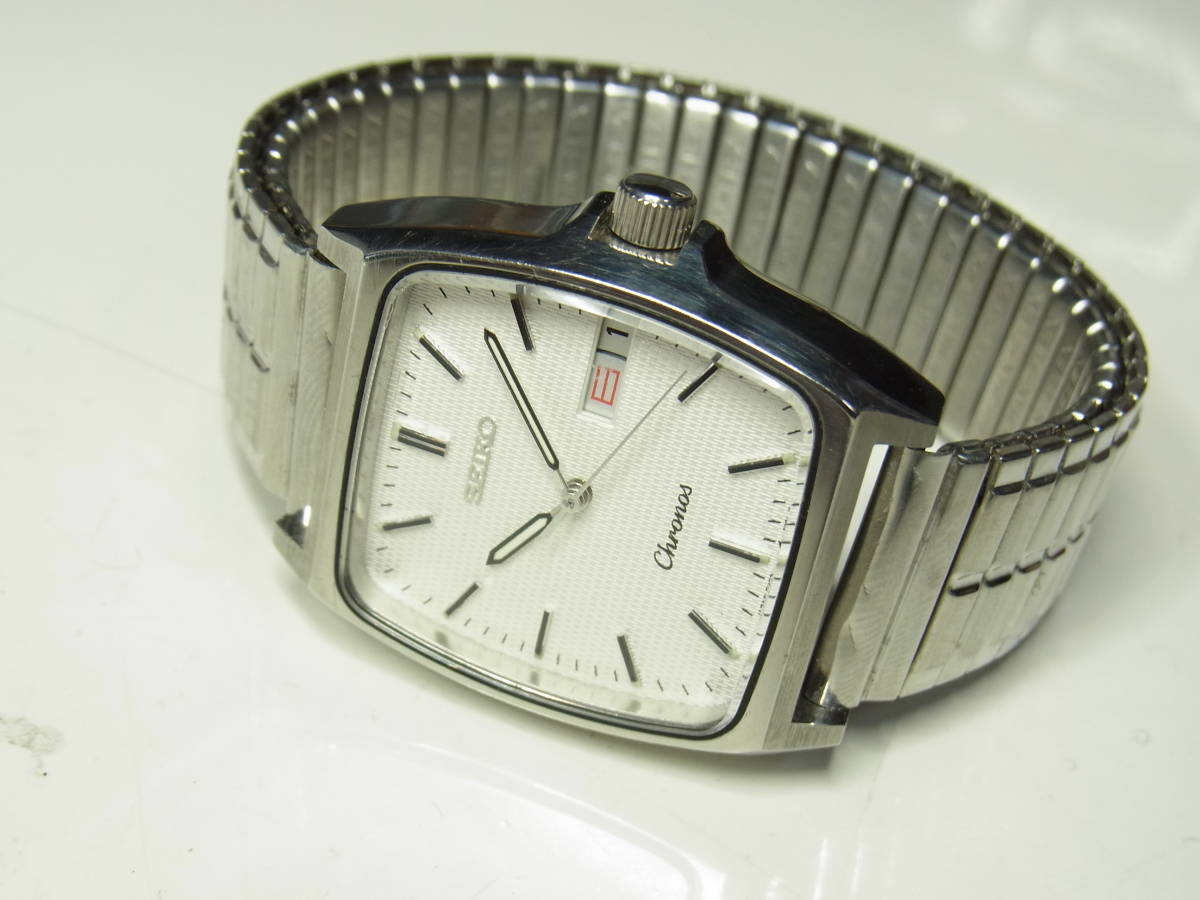 稼働品SEIKO クロノス デイデイト クォーツ メンズ 腕時計A74